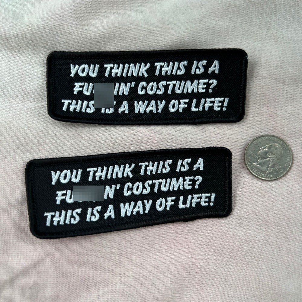 GOBLINKO ISN'T A COSTUME WAY OF LIFE Patch Game Fantasy  Vest Jacket Sean Aaberg